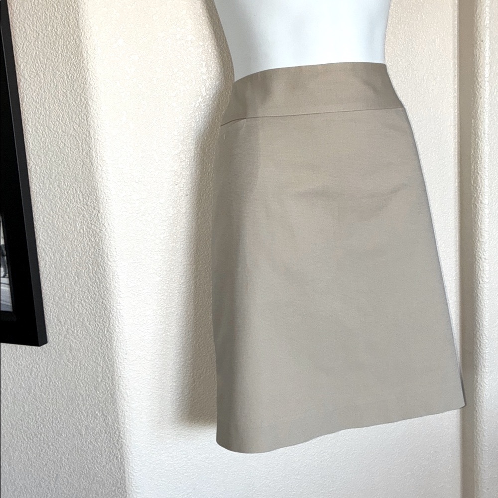 Halogen Tan Mini Skirt, Wardrobe Basic! Side Zip,… - image 3